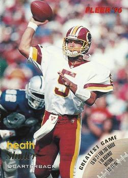 Heath Shuler Washington Redskins 1996 Fleer NFL #139
